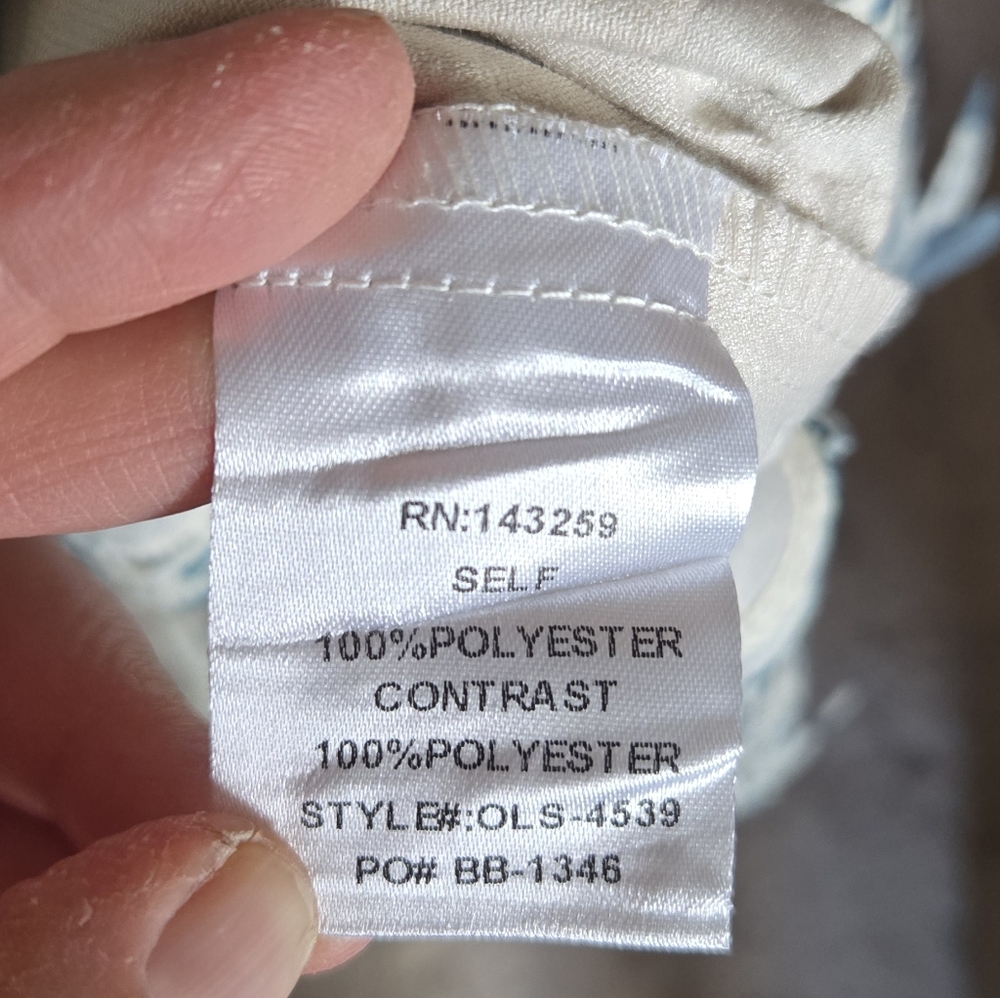NWOT, Unique Denim Look Button-Up Jacket, Sz. XL - Picture 10 of 10